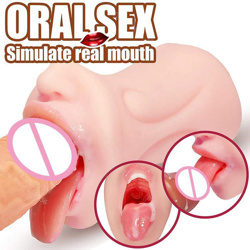 3 in 1 Male Masturbator Toys